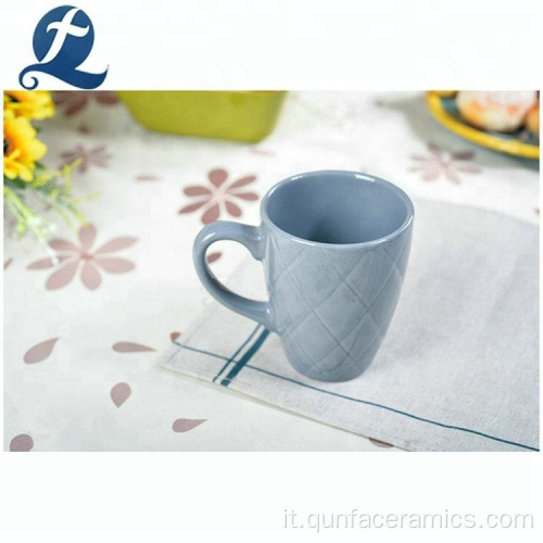 Tazza da caffè in ceramica colorata con logo stampato personalizzato